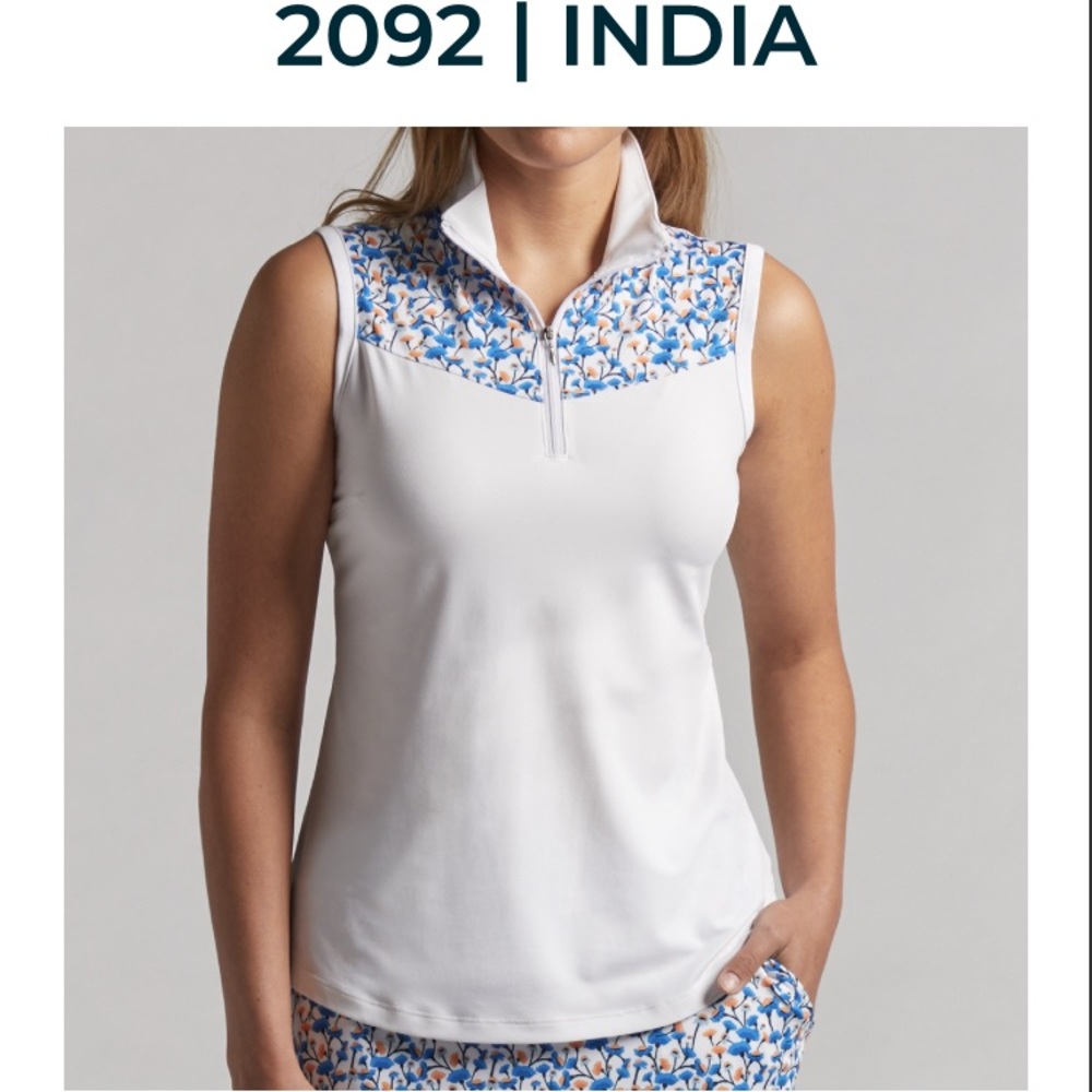 NWT Bermuda Sands Apparel ladies sleeveless top.